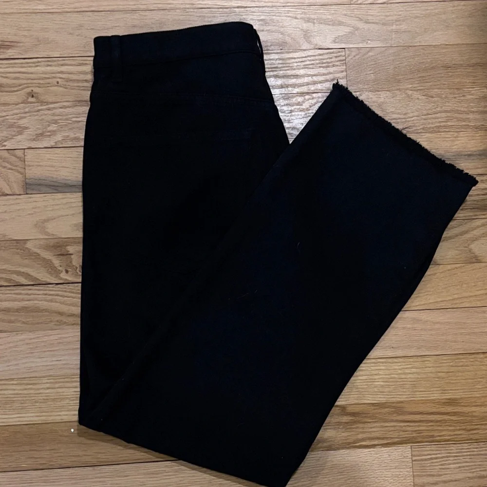 Massimo Dutti Men's Black Straight Leg Raw Hem Jeans, NWT - Picture 8 of 8